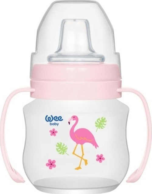 753 Akıtmaz Kulplu Pp Bardak 125 Ml - Pembe