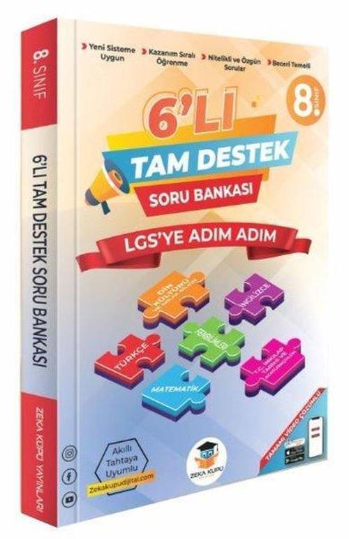 8. Sınıf LGS 6'lı Tam Destek Soru Bankası