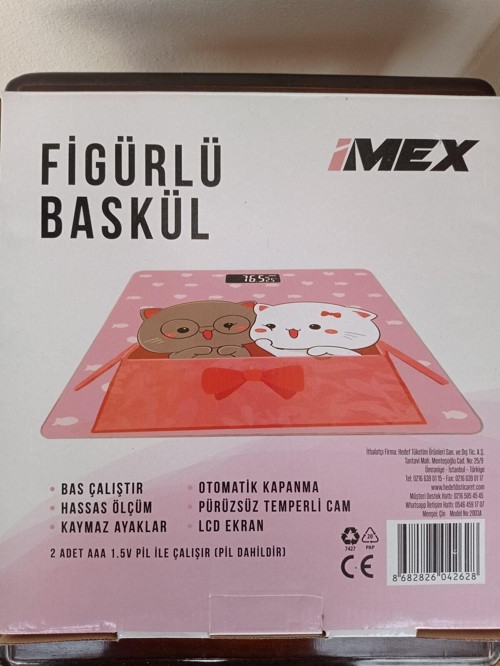 Kedi Figürlü Baskül