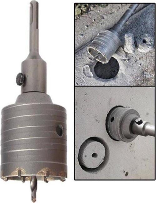Elmaslı Beton Delme Buat Panç Adaptörlü - 95 Mm