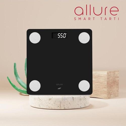 Allure 0669 Vücut Analizli Akıllı Tartı - Siyah