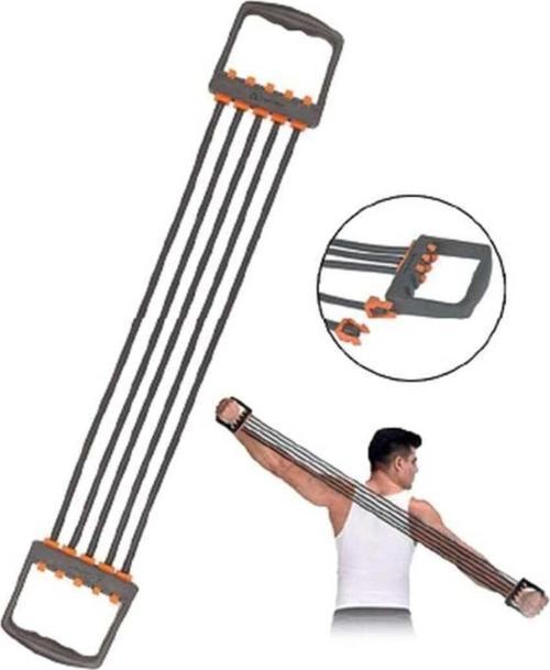 Egzersiz Direnç Yayı Triathlon Ayarlanabilir Sertlik Ayarı 5 Kademe Ağırlık ( 5Kg - 25 Kg )
