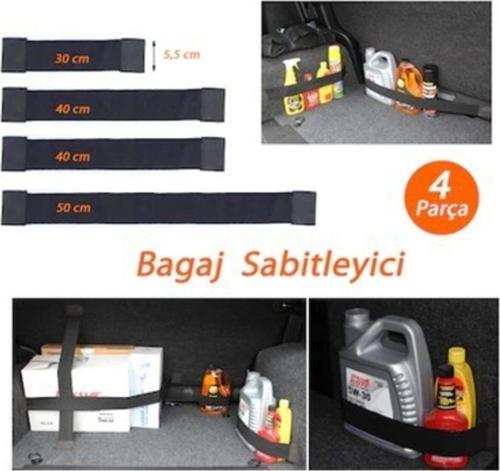 Araç Içi Bagaj Eşya Düzenleyici Sabitleyici Cırt Bant 4 Boy