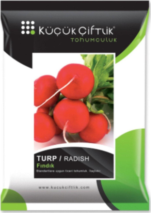 Turp Tohumu Fındık 25 Gr Tohum