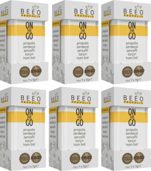 6 Adet Beeo Propolis On The Go (Yeni Ürün)