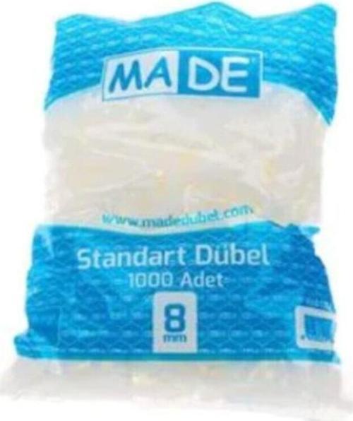 Made Dübel Plastik 8Mm 1 Pkt 1000 Adet