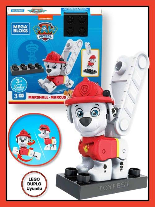 Mega Bloks Paw Patrol The Mighty Movie Film Karakter Figürleri - Marshall - 2
