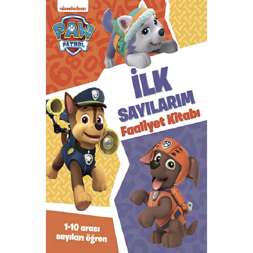 Paw Patrol İlk Sayılarım Faaliyet Kitabı Eğitici Çocuk Kitabı