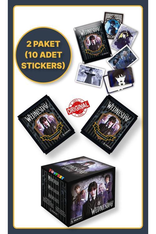 Panini Wednesday Koleksiyon Sticker Çıkartmaları  + 1 Paket (5 Adet Sticker)