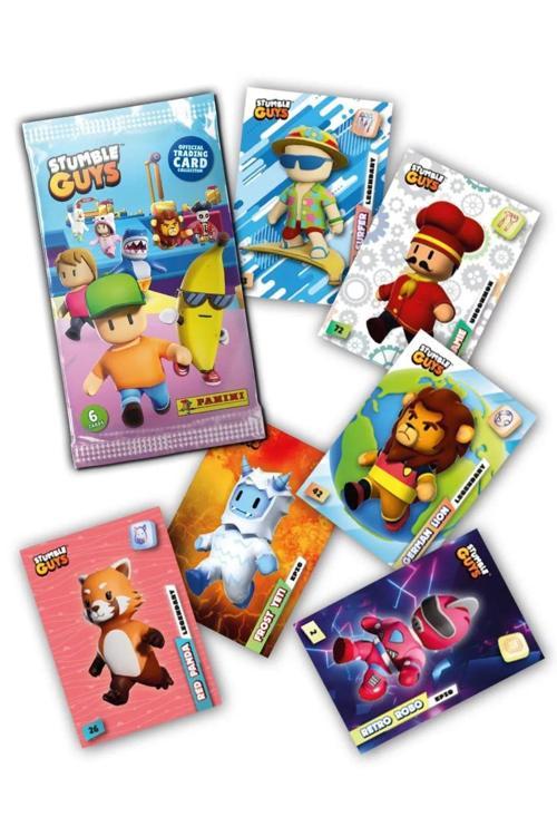 Panini Stumble Guys Koleksiyon Kartları - Çoklu Set - 1 PAKET (6 Adet Kart)