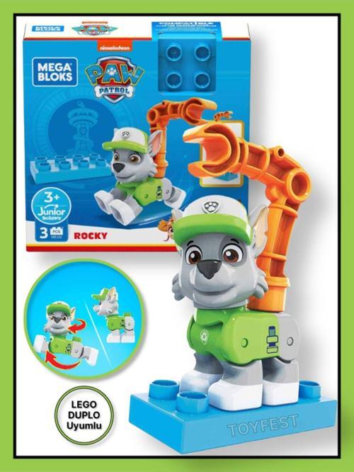 Mega Bloks PAW Patrol The Mighty Movie Film Karakter Lego Figürleri - Rocky
