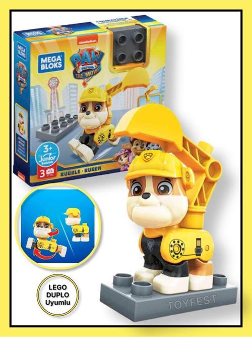 PAW Patrol The Mighty Movie Film Karakter Lego Figürleri - Rubble