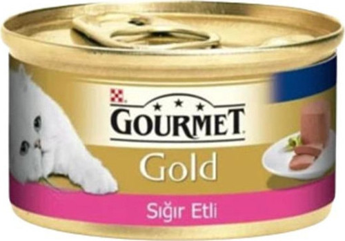 Purina Gourmet Gold Kıyılmış Sığır Etli Yetişkin Kedi Konserve Maması 85 gr
