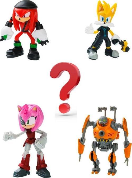 Sonic Prime 5 li Figür Set - Tails Nine + Eggforcer + Rusty Rose + Renegade Knucks + Sürpriz 6.5 cm