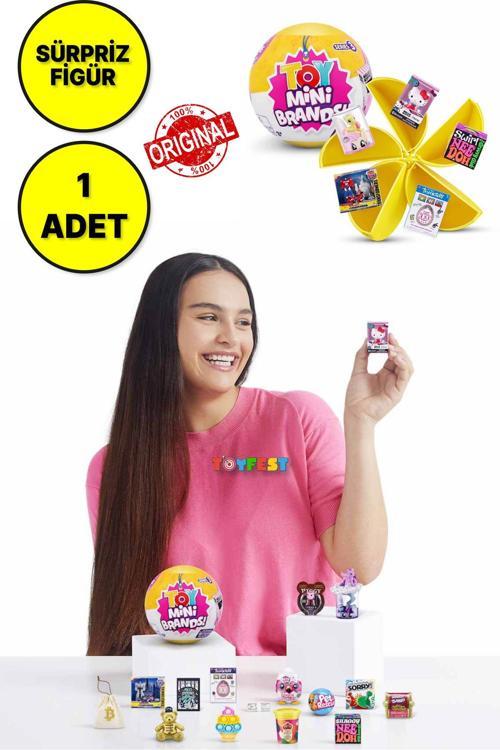 1 Adet - Toy Mini Brands Sürpriz Paket - Popüler Markaların Minyatür Sürpriz Mini Figür Ve Eşyaları