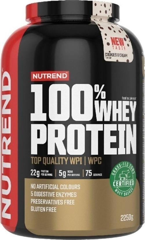 %100 Whey Protein 2250 gr Kurabiye Aromalı