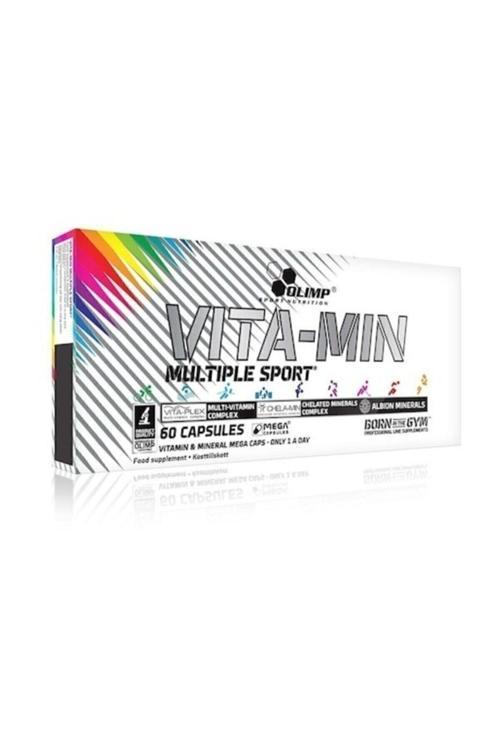 Vita-min Multiple Sport 60 Kapsül A B1 B2 B12 B3 B5 B6 Biotin Bakır Çinko Demir İyot Kalsiyum