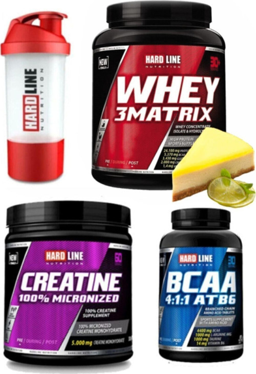 Whey 3matrix 908 G - Limon Cheesecake Bcaa 4:1:1 120 Tablet Kreatin %100 Mikronize 300 G