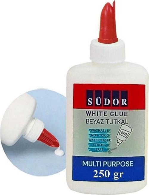 Beyaz Tutkal 250 gr 1 Adet Südor Beyaz Mobilya Tutkalı 250 gr Ahşap Tutkalı Su Bazlı Çok Amaçlı Beyaz Tutkal