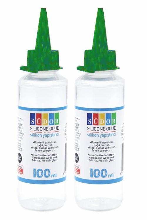Sıvı Silikon 100 Ml 2 Adet Südor Sıvı Silikon Yapıştırıcı Şeffaf Esnek Yapıştırıcı