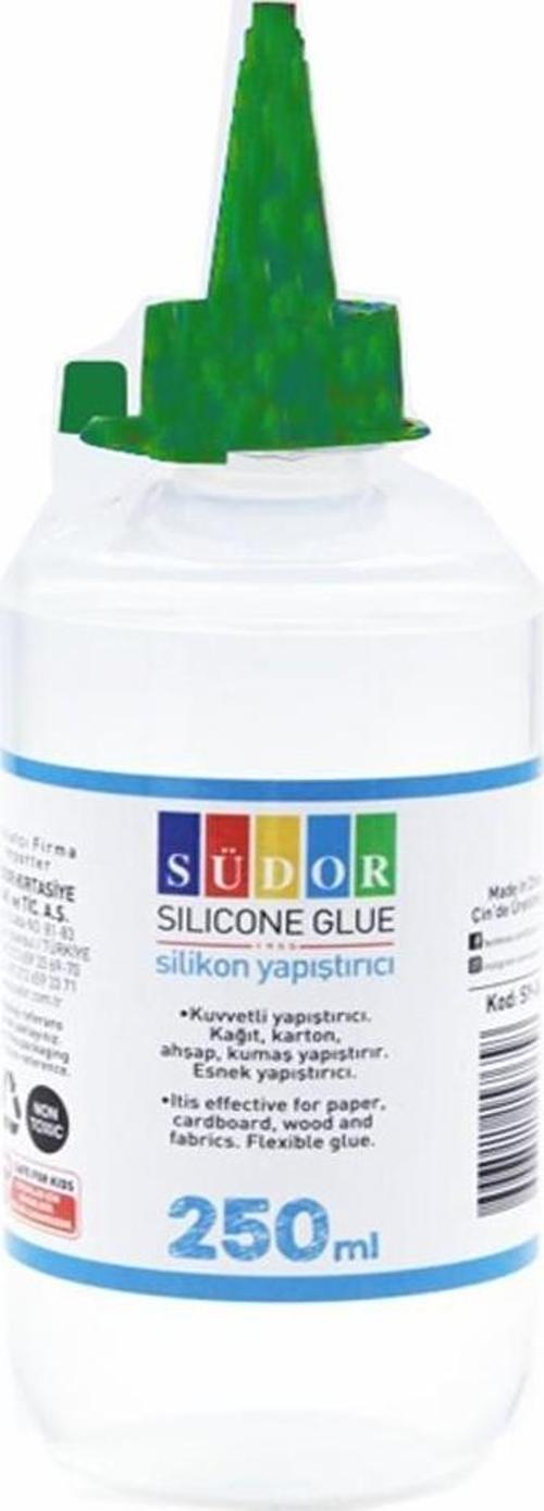 Sıvı Silikon 250 Ml 1 Adet Südor Sıvı Silikon Yapıştırıcı Şeffaf Esnek Yapıştırıcı
