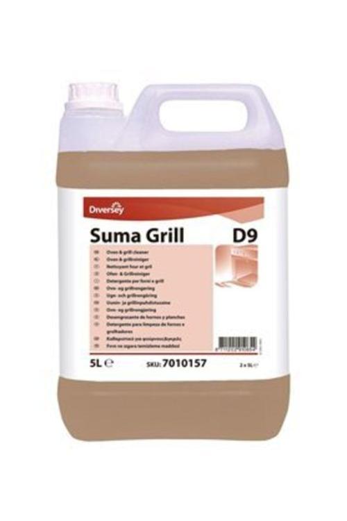 Suma Grill D9 Ağır Yağ Çözücü Fırın Temizleme Maddesi 5 L