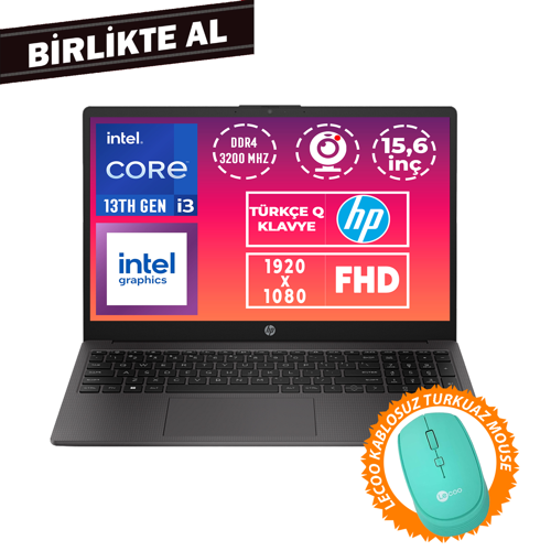 250 G10 i3-1315U 16GB 512GB SSD 15.6" FHD Freedos + Mouse B2NC3ES 019