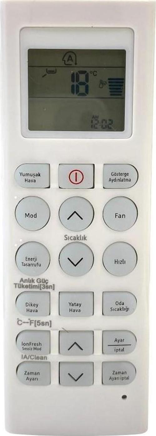 BEKO Klima Kumandası - Türkçe Tuş takımlı