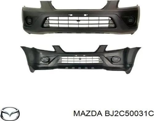 1999-2002 Mazda 323 Familia Ön Tampon Gri (Sis Delikli Bant Deliksiz Tyg) (Adet) (Oem No:Bj2C50031C)