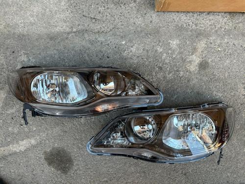 Honda Makyajlı Tip Civic Sağ Sol Far Bronzlu Motorlu 2006-2011