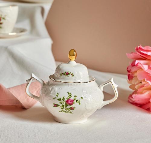 Vintage Rose Şekerlik 12 cm