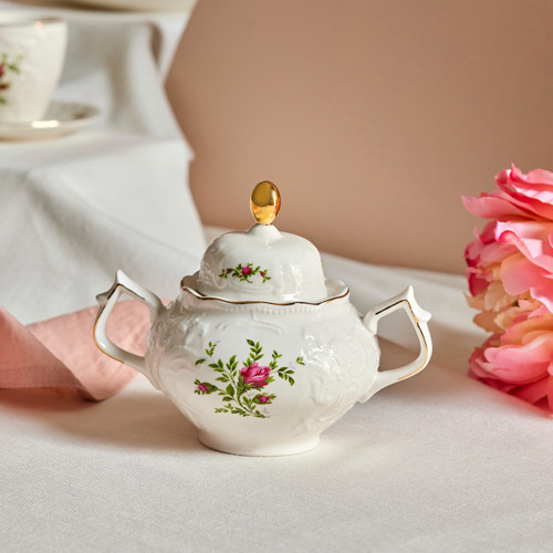 Vintage Rose Şekerlik 12 cm