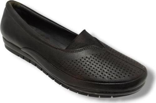 3111-20 Hakiki Deri Lastikli Kadın Ayakkabı