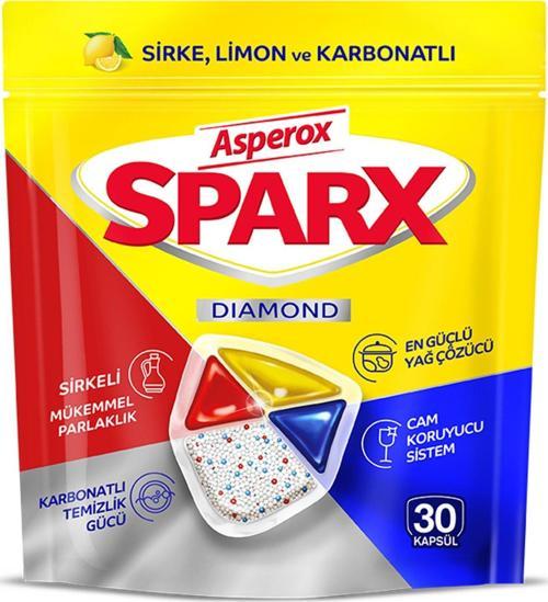 Sparx Diamond Bulaşık Makinesi Kapsül 30'lu 3 Paket