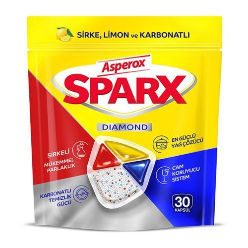 Sparx Diamond Bulaşık Makinesi Kapsül 30'lu 5 Paket