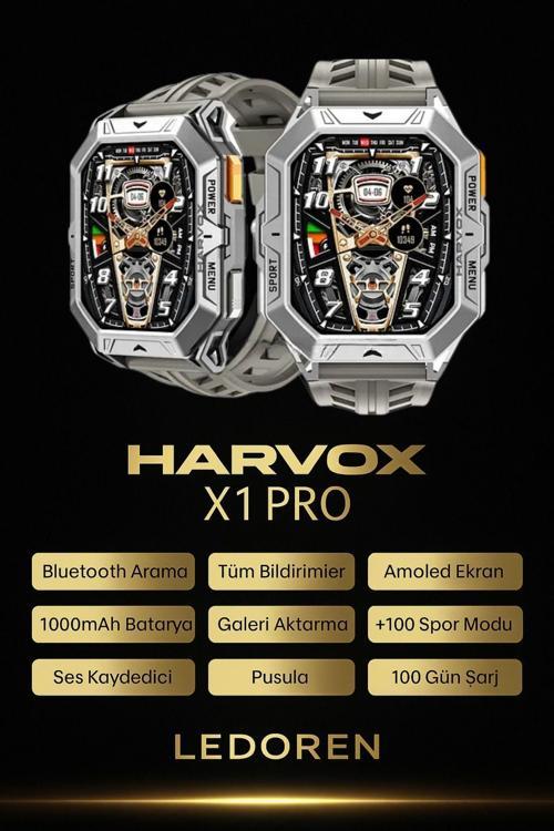 HX Watch X1 Pro Gri Akıllı Saat Iphone Ve Android Tüm Telefonlara Uyumlu