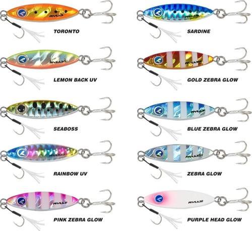 RYUJI ZUBY 3GR JIG YEM GOLD ZEBRA GLOW