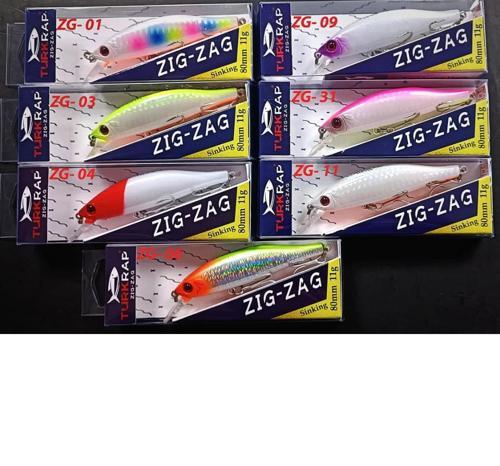 TURKRAP ZİG- ZAG 80S 11gr ATS Sistem Sinking Yapay Yem ZG-04