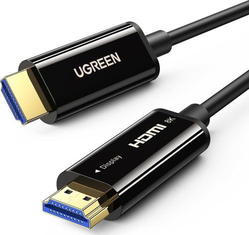 8K 60Hz 4K 120Hz HDMI 2.1 Fiber Optik Görüntü Aktarma Kablosu 15 Metre