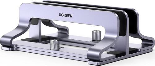 Masaüstü Alüminyum Çift Yuvalı Dikey Notebook Macbook Laptop Standı