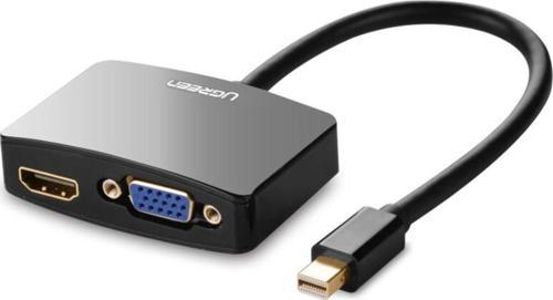 Mini DP to HDMI VGA Dönüştürücü Siyah