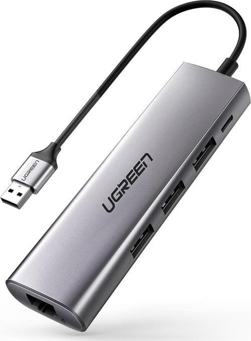 USB 3.0 to 1000Mbps RJ45 Gigabit Ethernet 3*USB 3.0 Çoklayıcı Hub Adaptör