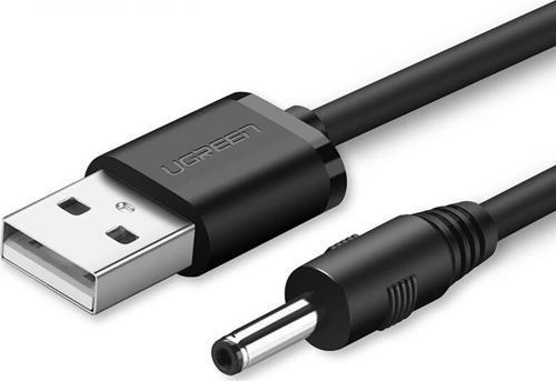 USB DC 5V 3.5mm Güç Kablosu 1 Metre