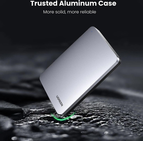 Ugreen USB Type-C 3.1 Gen2 2.5 Inch HDD SSD Alüminyum Harici Disk Kutusu 5