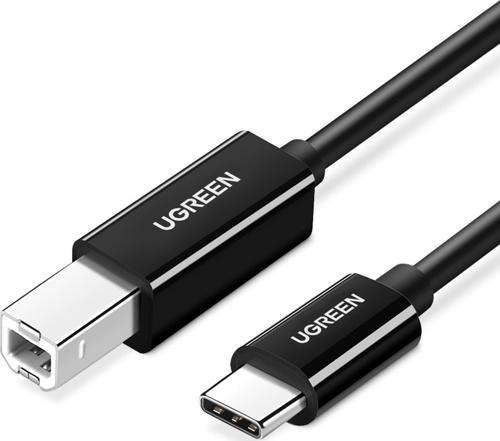 USB Type-C to USB B Yazıcı Kablosu 2 Metre Siyah