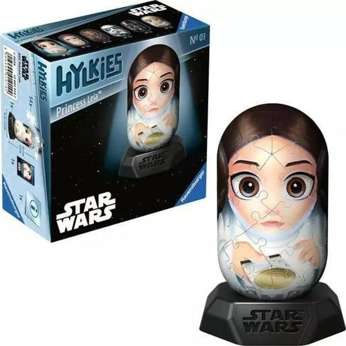Hylkies Star Wars Prenses Leia 3D Puzzle 54 Parça Ravensburger 12 cm Figür