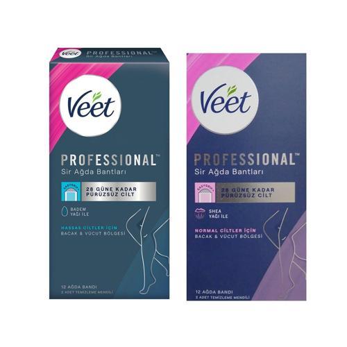 Professional Ağda Bantları 12 li Hassas ve Normal 2 li Paket