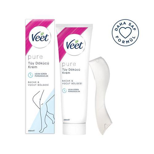Pure Tüy Dökücü Krem 200 ml Hassas Ciltler