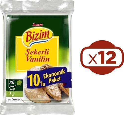 Şekerli Vanilin 10 lu x 12 Adet