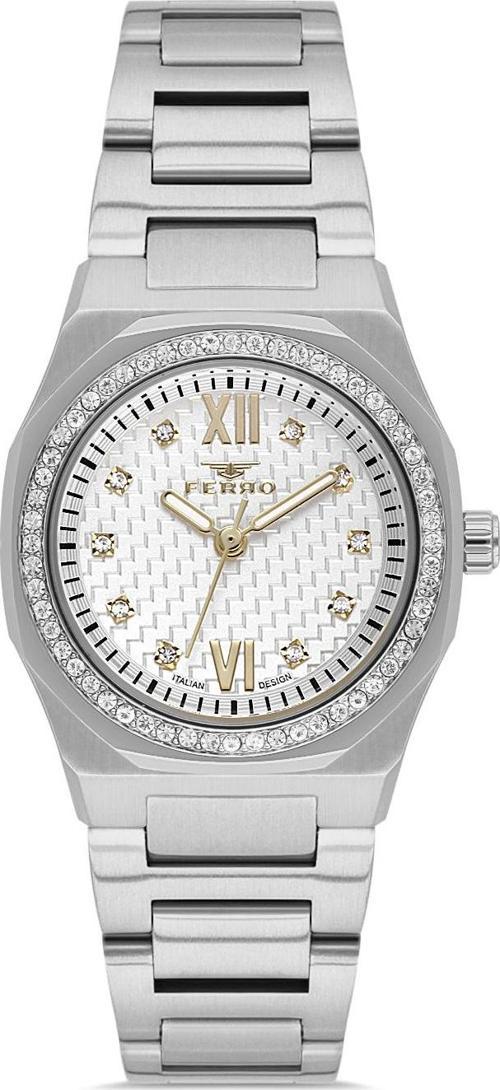 FL21616AWT-A Quartz Çelik Gri 27 mm Kadın Kol Saati